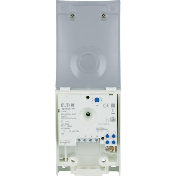 Analogue Light intensity switch, Wall mounted,  1 NO contact, integrated light sensor, 2-100 Lux / 100-2000 Lux image 7