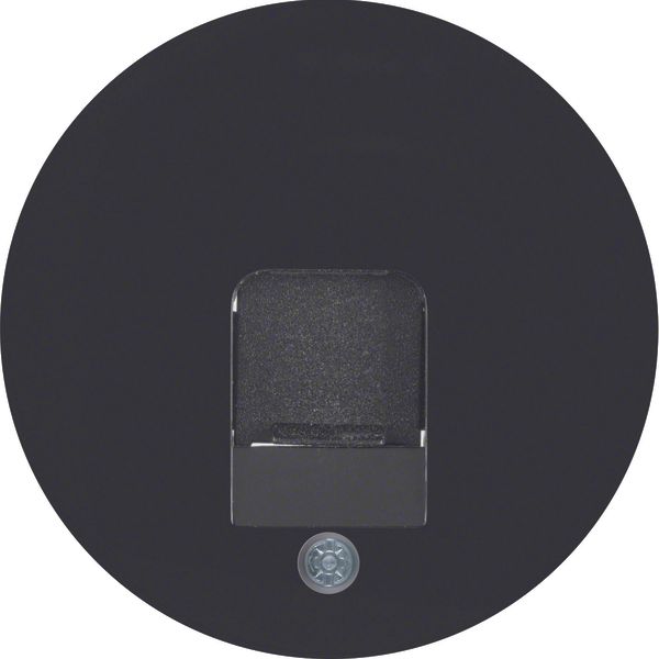 Centre plate dust prot. slider, R.1/R.3, black glossy image 1