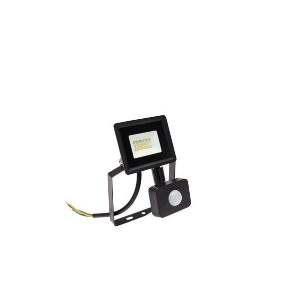 NOCTIS LUX 3 FLOODLIGHT 10W NW 230V IP44 114x150x53mm BLACK with PIR sensor image 5