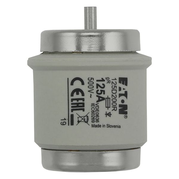 Fuse-link, low voltage, 125 A, AC 500 V, D5, 56 x 46 mm, aR, DIN, IEC, ultra rapid image 3