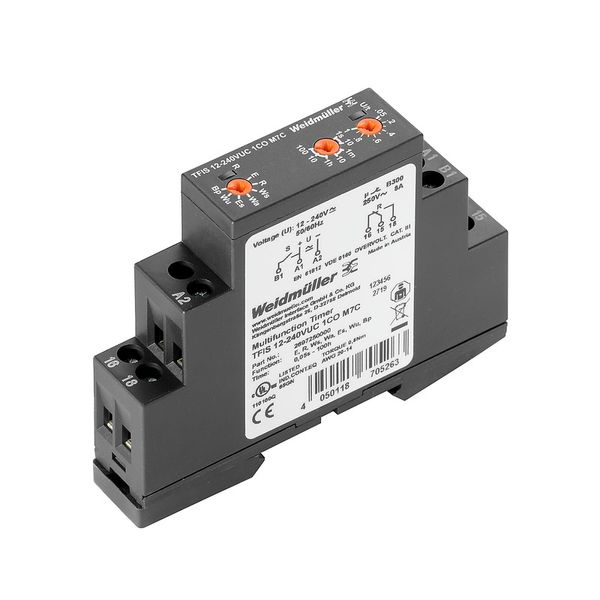 Timing relay, with separate control input, 12...240 V UC -10 % / +10 % image 1