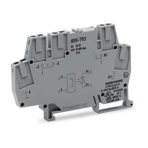 859-793 Optocoupler module; Nominal input voltage: 5 VDC; Output voltage range: 3 … 60 VDC image 1
