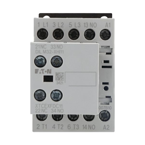 Contactor, 380 V 400 V 3 kW, 2 N/O, 1 NC, 24 V DC, DC operation, Screw terminals image 14