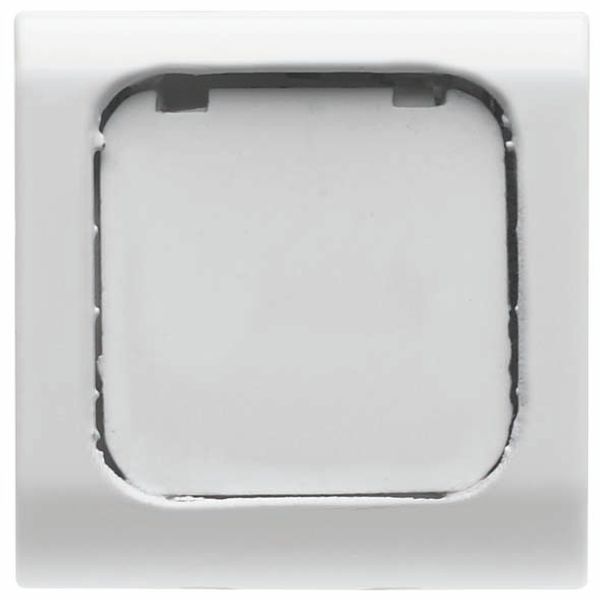 INTERCHANGEABLE BUTTON KEY - 22X22mm - WITH LABEL - GLOSSY WHITE - CHORUSMART image 2