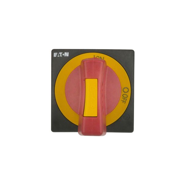 3IN LH HANDLE 8MM RED/YELLOW image 2