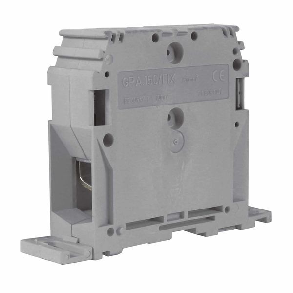 Screw terminal block 150mm2, panel mounting, beige color image 1