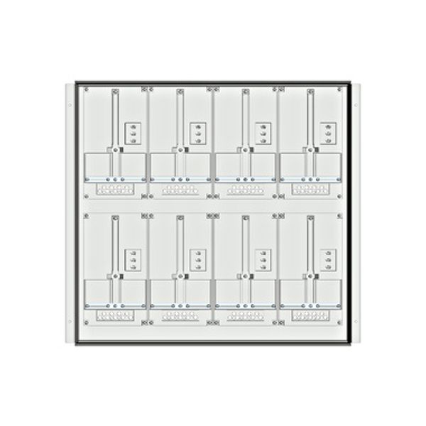 Meter box insert 2-rows, 8 meter boards / 18 Modul heights image 1