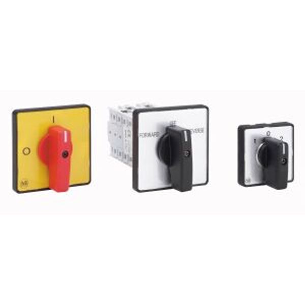 Actuator, Off-On/I-O, Red/Yellow, 67 x 67mm, IP65, Type N image 1