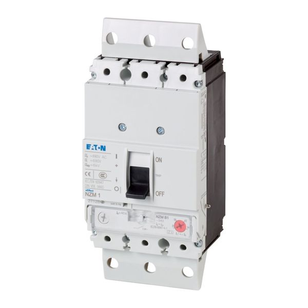 Circuit-breaker, 3p, 40A, plug-in module image 3