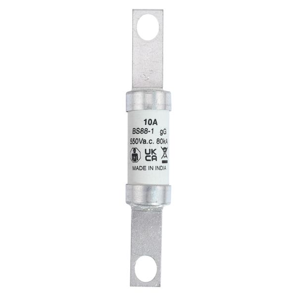 Fuse-link, low voltage, 10 A, AC 550 V, BS88, 21 x 129  mm, gL/gG, BS image 5