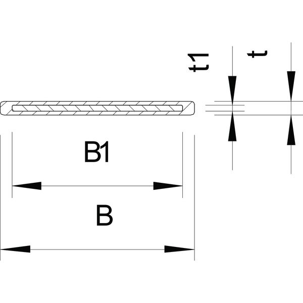 SBR 15 FSK Tightening strap per roll: 25 m 15x0,5 image 2
