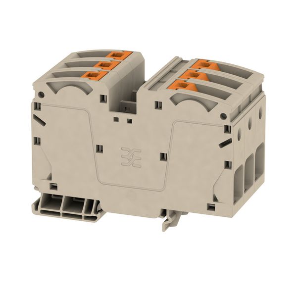 Feed-through terminal block, PUSH IN, 35 mm², 1000 V, 125 A, Number of image 1