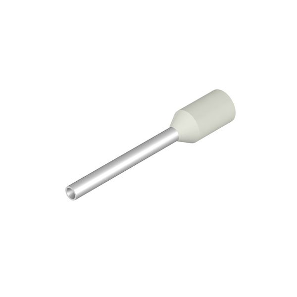 Wire end ferrule, Standard, 0.5 mm², Stripping length: 14 mm, white image 1