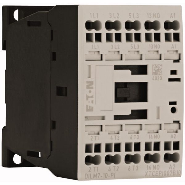 Contactor, 3 pole, 380 V 400 V 3 kW, 1 N/O, 230 V 50 Hz, 240 V 60 Hz, AC operation, Push in terminals image 3