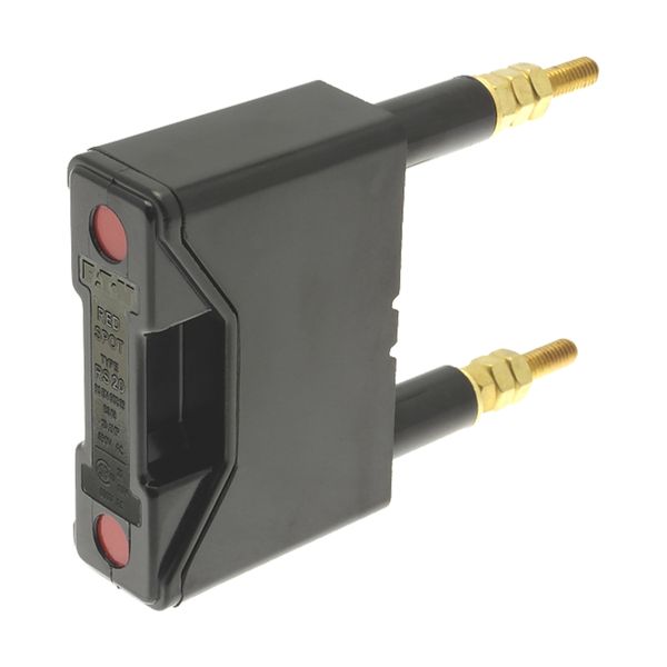 Fuse-holder, LV, 20 A, AC 690 V, BS88/A1, 1P, BS, back stud connected, black image 9