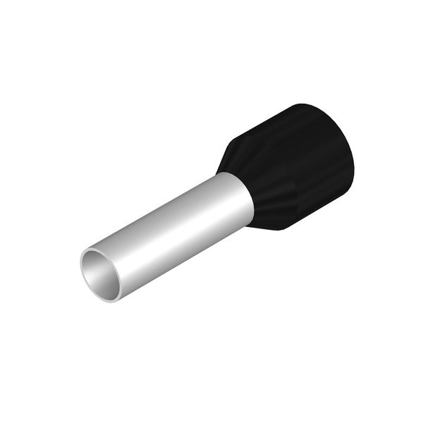 Wire end ferrule, Standard, 6 mm², Stripping length: 14 mm, black image 1