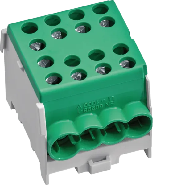 Repartitor 100A, 2x35mmp / 6x25mmp, verde image 1