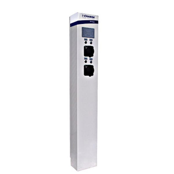 i-CHARGE PUBLIC 200, 2x Type2 22kW load balancing, RFID image 1