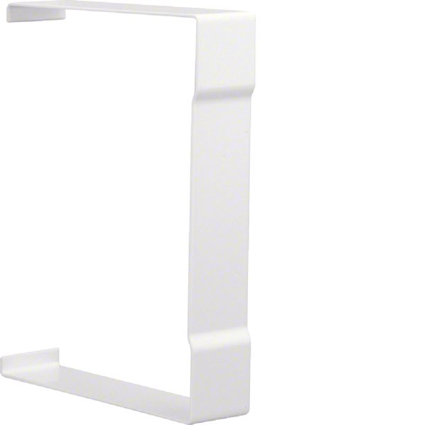 Joint cover for BRS 100x130mm lid 80mm of sheet steel in pure white image 1