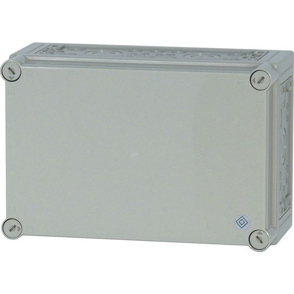 Insulated enclosure, +knockouts, RAL7035, HxWxD=250x375x175mm image 3