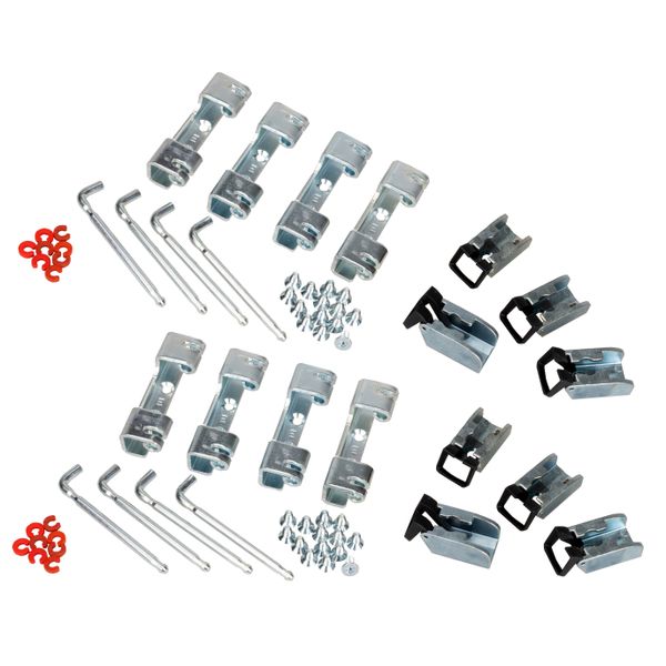 Door mounting kit for 2 doors with 8x hinges image 1