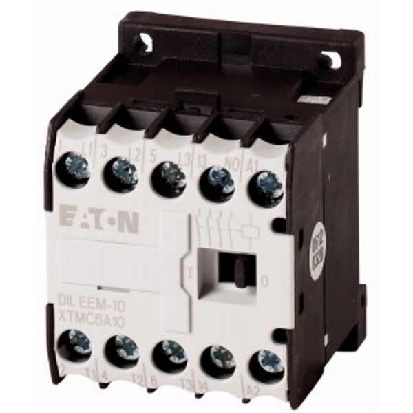 Contactor, 125 V DC, 3 pole, 380 V 400 V, 3 kW, Contacts N/O = Normally open= 1 N/O, Screw terminals, DC operation image 2