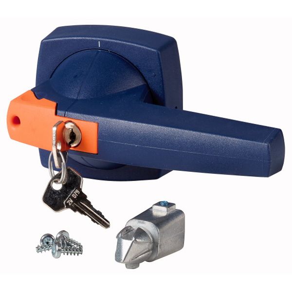 Toggle, 10mm, door installation, blue, cylinder lock image 1