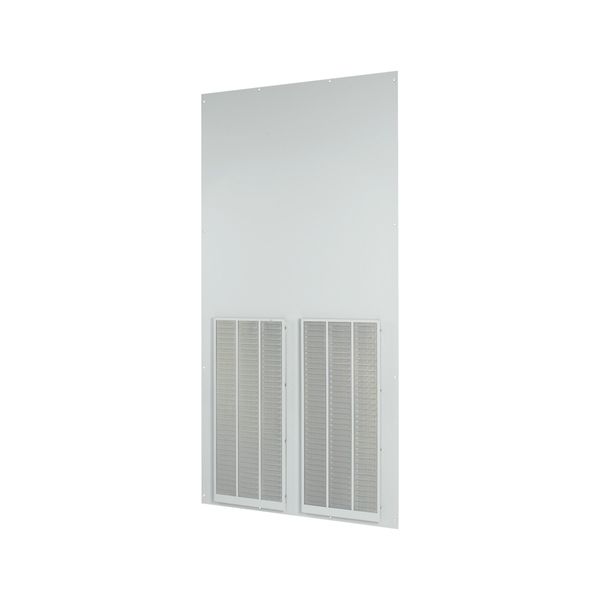 Rearwall, ventilated, HxW=2000x1000mm, IP42, grey image 5