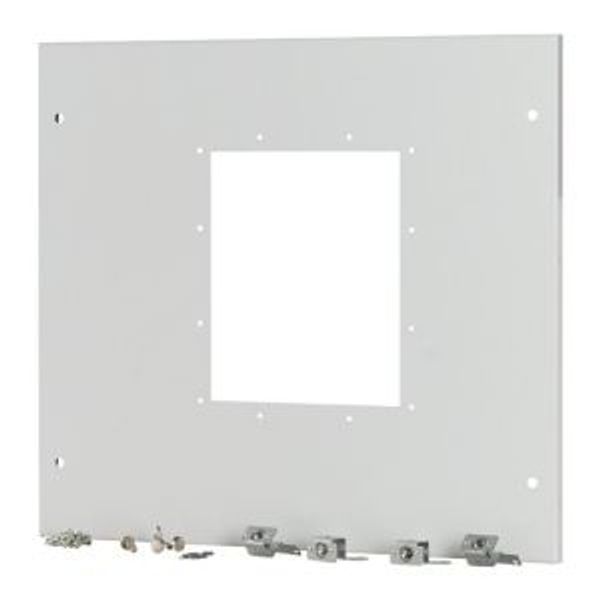 Front cover for IZMX16, fixed, HxW=550x600mm, grey image 2