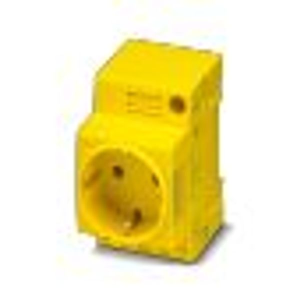 Socket outlet for distribution board Phoenix Contact EO-CF/UT/YE  250V 16A AC image 2