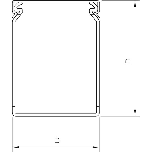 LKV N 10050 Slotted cable trunking system  100x50x2000 image 2