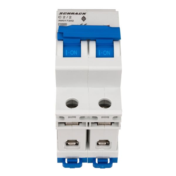 Miniature Circuit Breaker (MCB) AMPARO 10kA, C 2A, 2-pole image 2