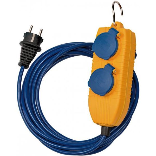Extension cable IP54 with Powerblock 5m blue AT-N05V3V3-F 3G1,5 image 1