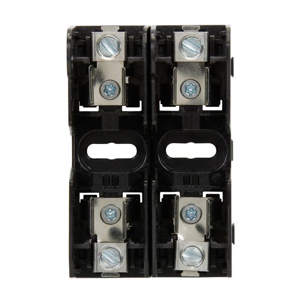 Eaton Bussmann series JM modular fuse block, 600V, 0-30A, Box lug, Two-pole image 1