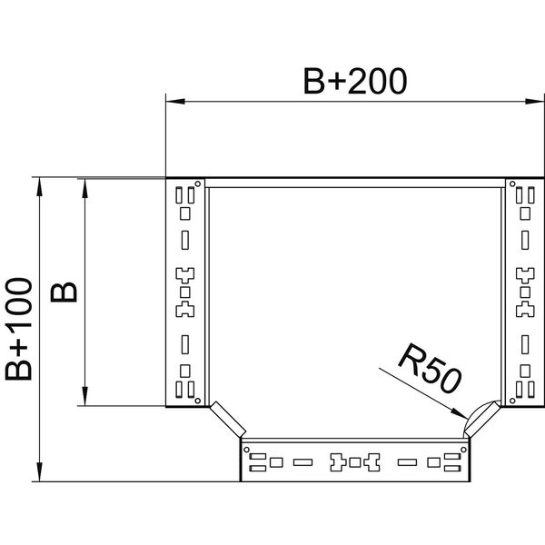 RTM 130 FT T-branch piece with quick connector 110x300 image 2