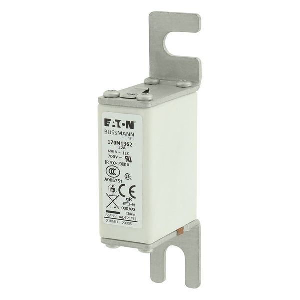 Fuse-link, high speed, 32 A, AC 690 V, DIN 000, 21 x 40 x 100 mm, gR, DIN, IEC, single indicator image 7