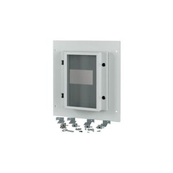 Front plate, NZM4, 4p, fixed, W=600mm, IP55, grey image 4