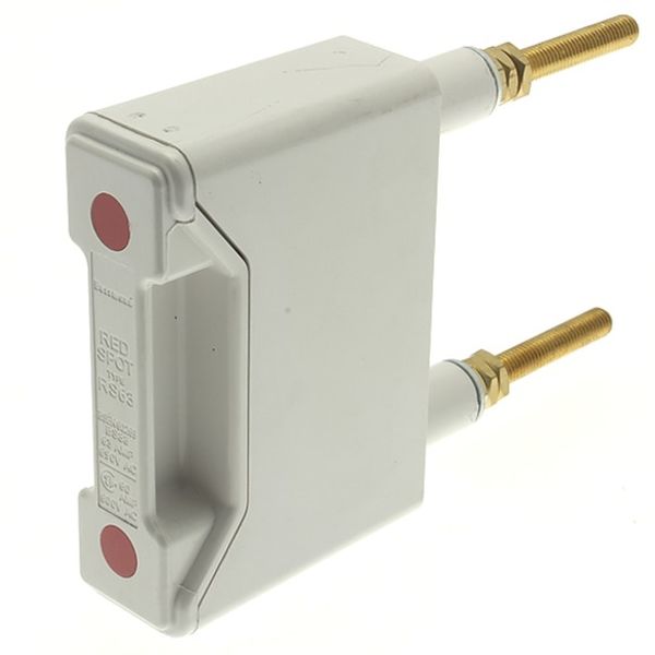 Fuse-holder, LV, 63 A, AC 690 V, BS88/A3, 1P, BS, back stud connected, white image 3