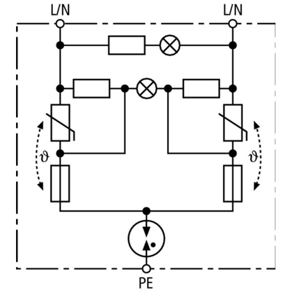 NSM Protector, surge protective socket outlet, titanium white image 3