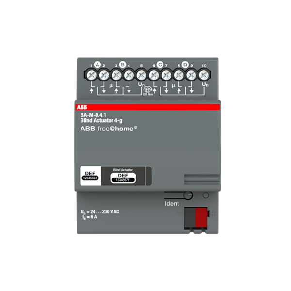 BA-M-0.4.1 Blind Actuator, 4-fold, 230 V, MDRC image 3