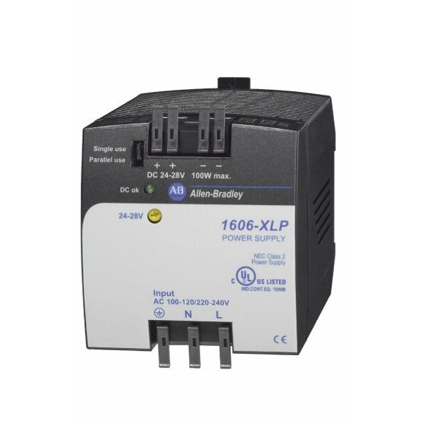 Power Supply, Compact, 100W, 24 - 28VDC Output, 1-Phase image 1