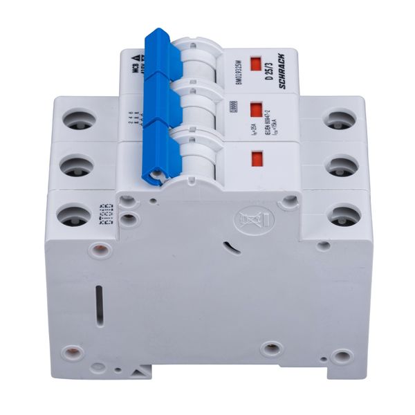 Miniature Circuit Breaker (MCB) D, 25A, 3-pole, 10kA, 40ø C image 4