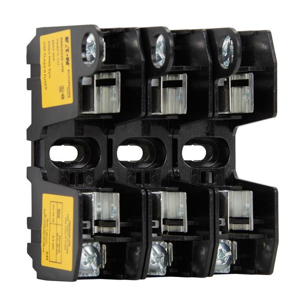 Eaton Bussmann Series RM modular fuse block, 250V, 0-30A, Screw w/ Pressure Plate, Three-pole image 6