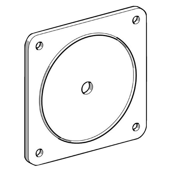 IP 65 seal for 60 x 60 mm front plate and front mounting cam switch - set of 5 image 4