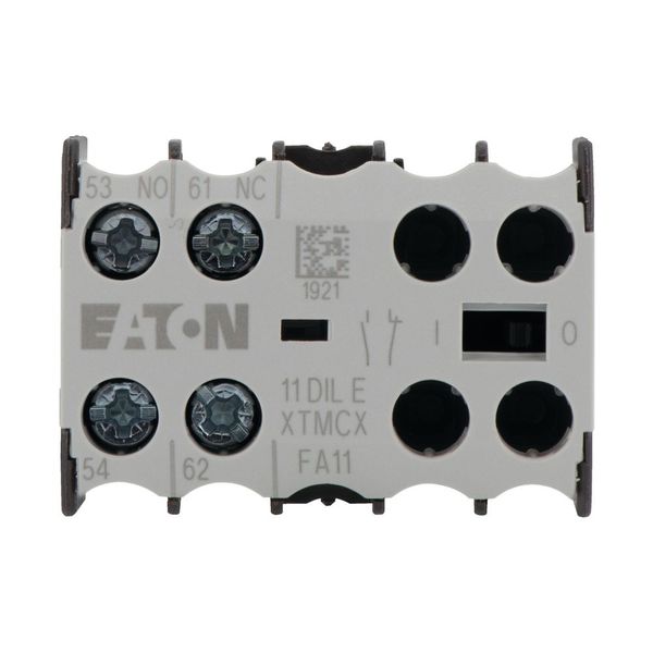 Auxiliary contact module, 2 pole, 1 N/O, 1 NC, Front fixing, Screw terminals, DILE(E)M, DILER image 9