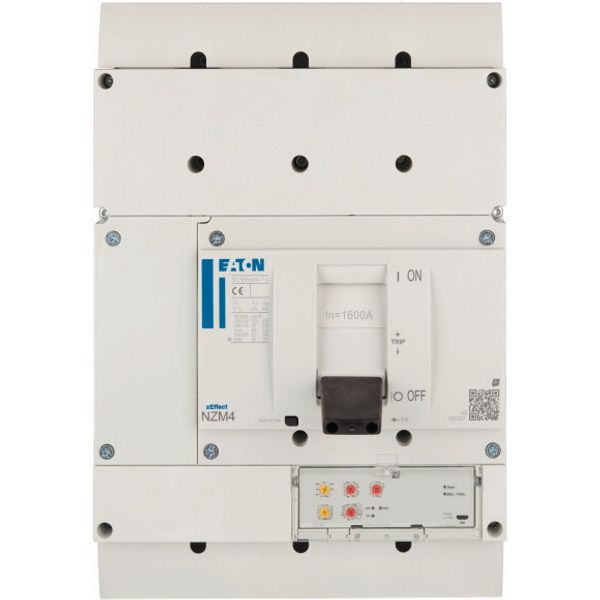 NZM4 PXR20 circuit breaker, 1600A, 4p, screw terminal image 3