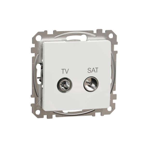 TV/SAT connector 4db, Sedna, White image 3
