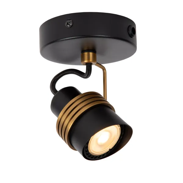 TUNDRAN Ceiling spot.-Black-1xGU10-5W-Metal image 1