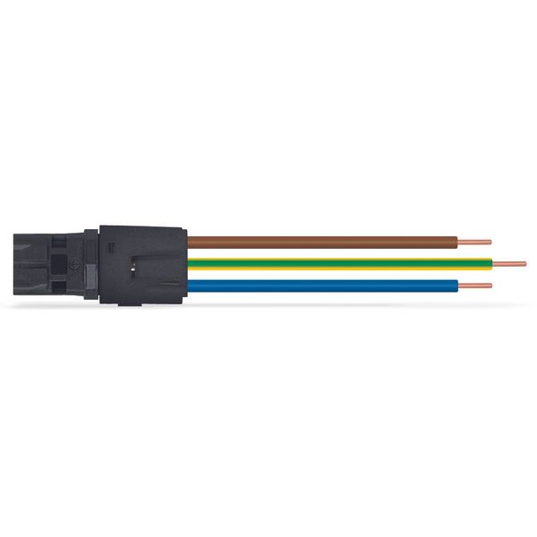 Connection cable;3-pole;open-ended;black image 2