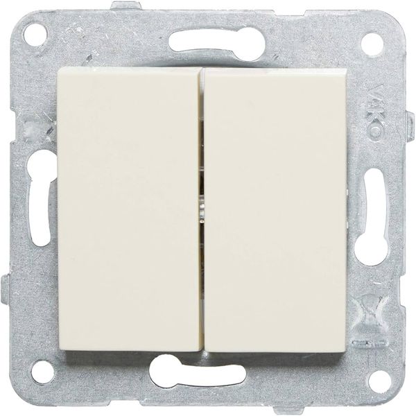 Karre-Meridian Beige (Quick Connection) Dual Switch image 1